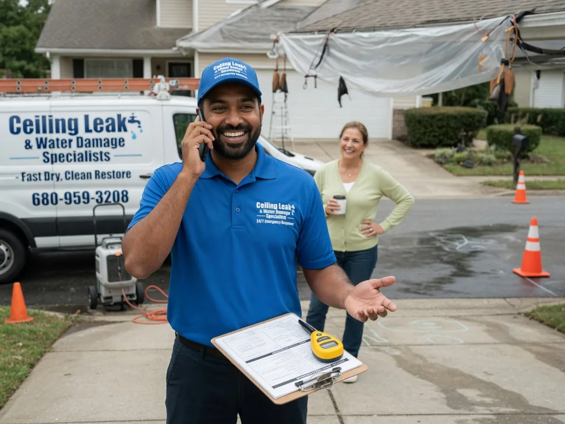 Ceiling Leak Cleanup Higginsville, MO FAQs